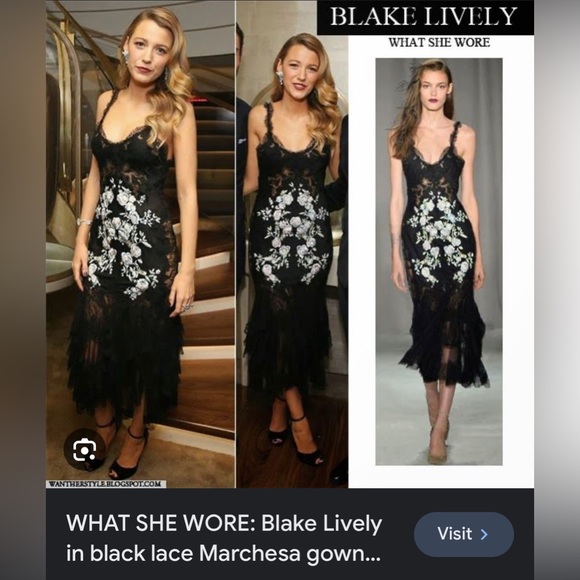 Marchesa cocktail dress size 6, worn once - in perfect condition. - Picture 9 of 12